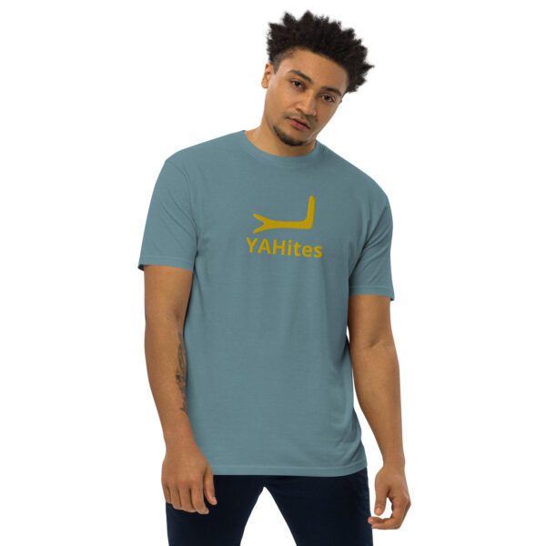 YAHites Men’s premium heavyweight tee - Image 12