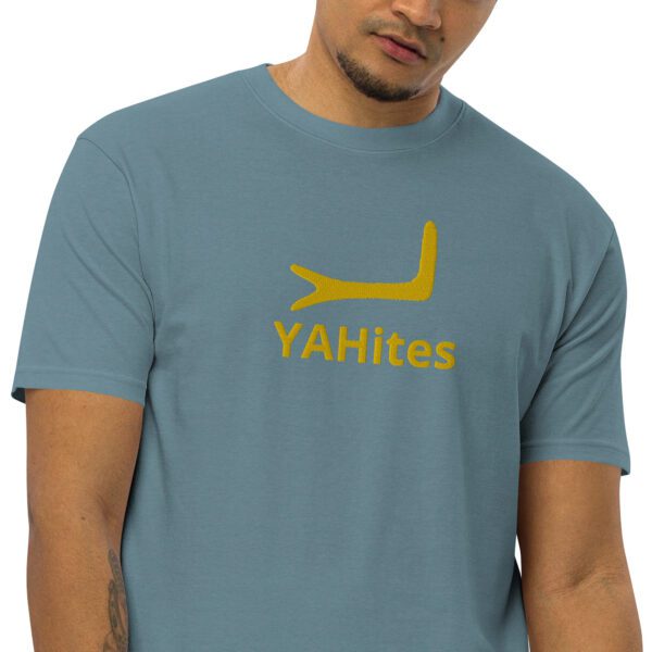 YAHites Men’s premium heavyweight tee - Image 13