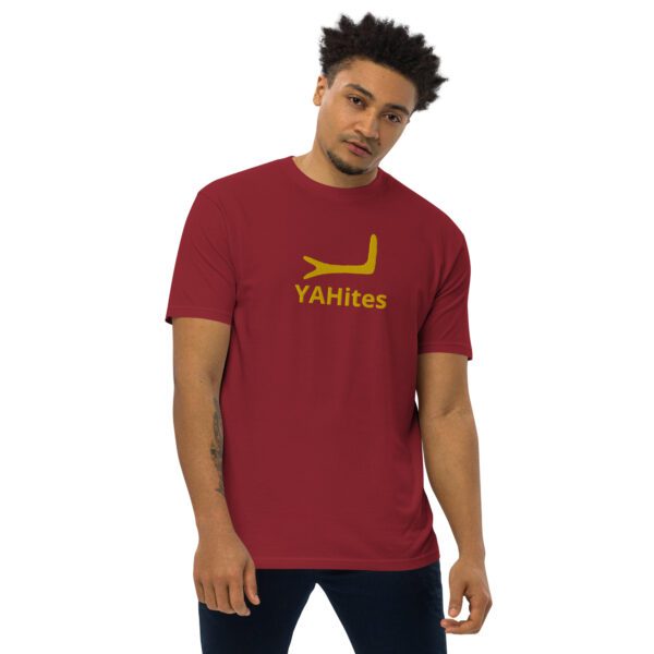 YAHites Men’s premium heavyweight tee - Image 9