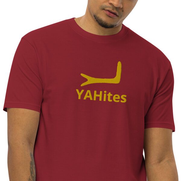 YAHites Men’s premium heavyweight tee - Image 10