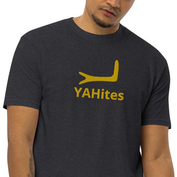 YAHites Men’s premium heavyweight tee - Image 7