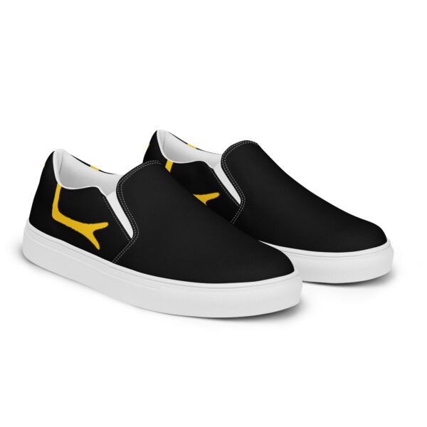 YAHites Black Men’s slip-on canvas shoes - Image 4