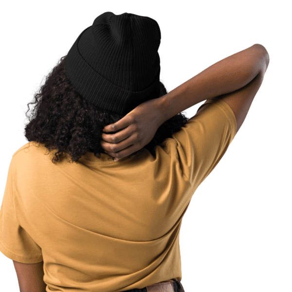 Arm of YAH Organic ribbed beanie - Image 18