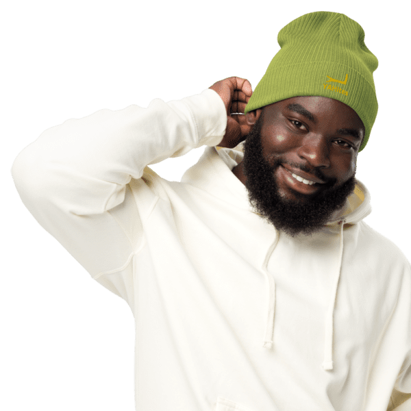 Arm of YAH Organic ribbed beanie - Image 6