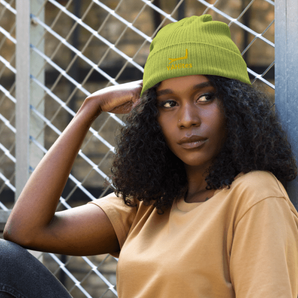 Arm of YAH Organic ribbed beanie - Image 8