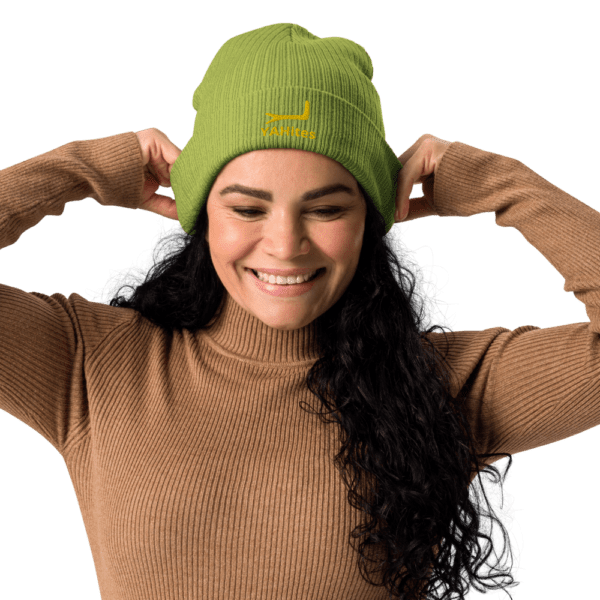 Arm of YAH Organic ribbed beanie - Image 9
