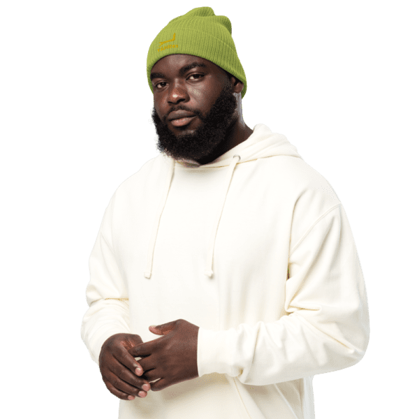 Arm of YAH Organic ribbed beanie - Image 12