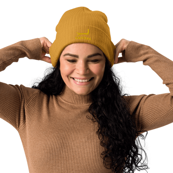 Arm of YAH Organic ribbed beanie - Image 21