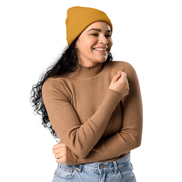 Arm of YAH Organic ribbed beanie - Image 17