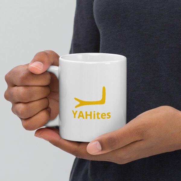 YAHites White glossy mug - Image 3