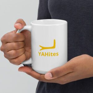YAHites White glossy mug