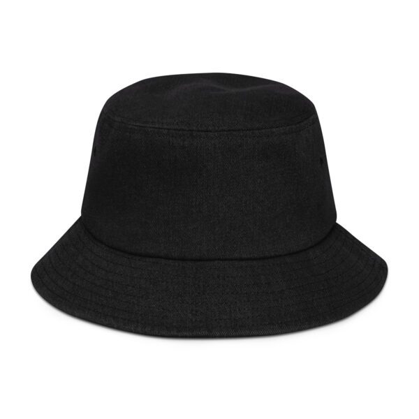 Arm of YAH Denim bucket hat - Image 7